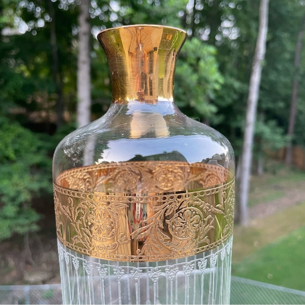 Culver Tyrol Mid-Century Modern 22K Gold Decanter - Picture 3 of 11